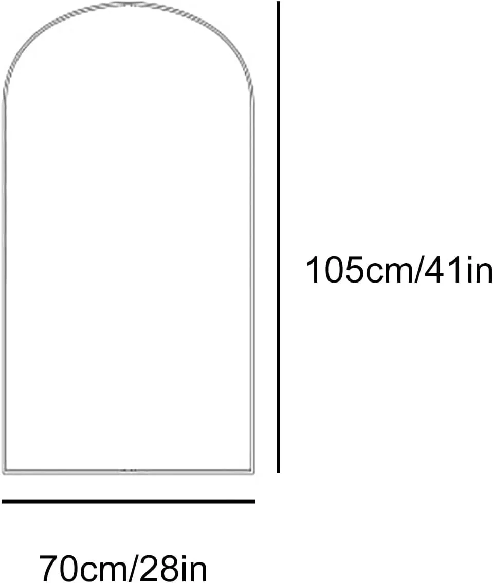 3 Pcs Clear Garment Bags for Hanging Clothes, Printed Vacuum Compression Suit Bags Garment Covers for Suit, Coat, Dress, Down Jacket(70x105cm/28x41in)