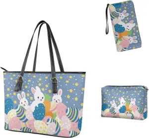 3Pcs Saddle Bags Set Bucket Bags Satchel Bags for Women Clutch Bag with Chain Wristlet Wallets for Women