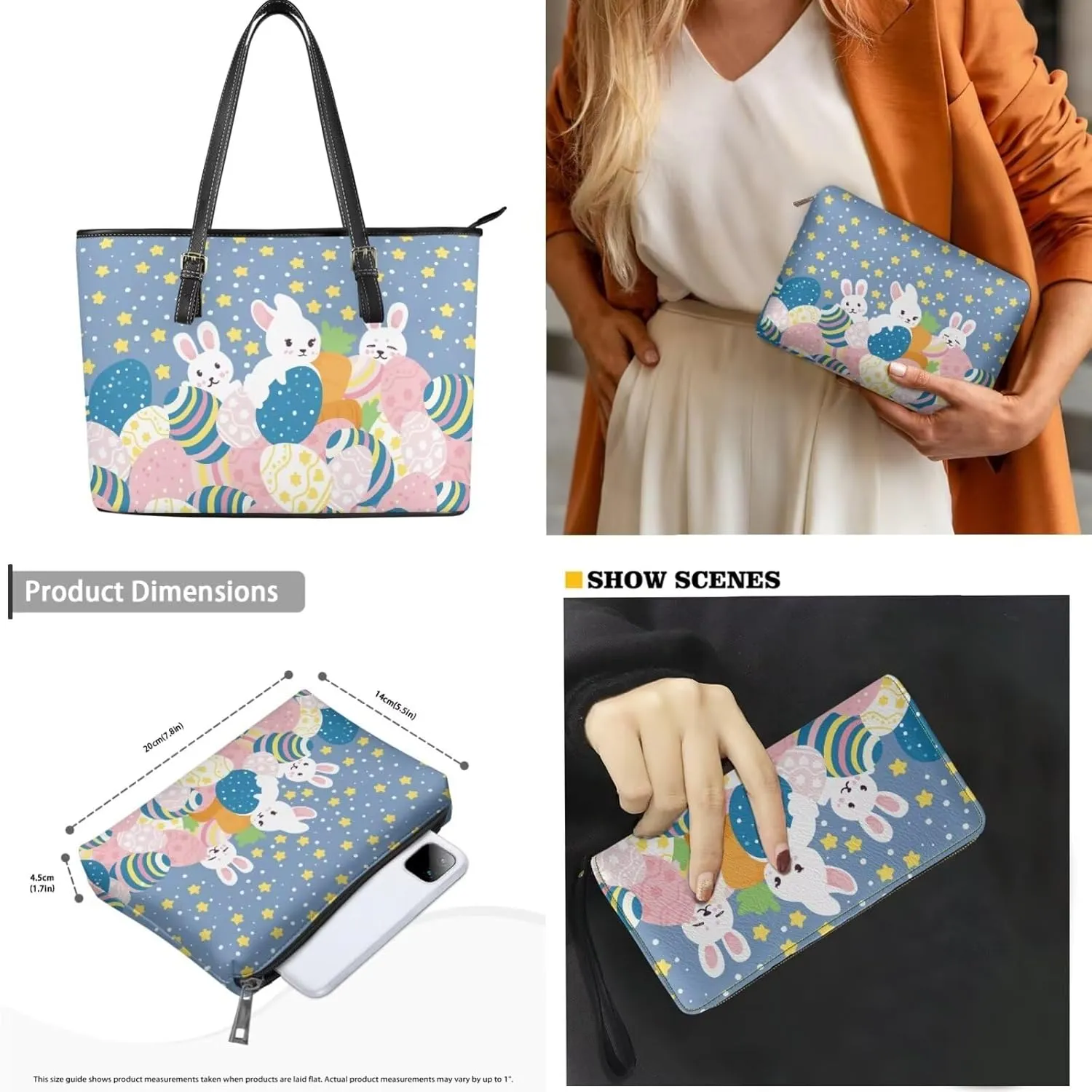 3Pcs Saddle Bags Set Bucket Bags Satchel Bags for Women Clutch Bag with Chain Wristlet Wallets for Women