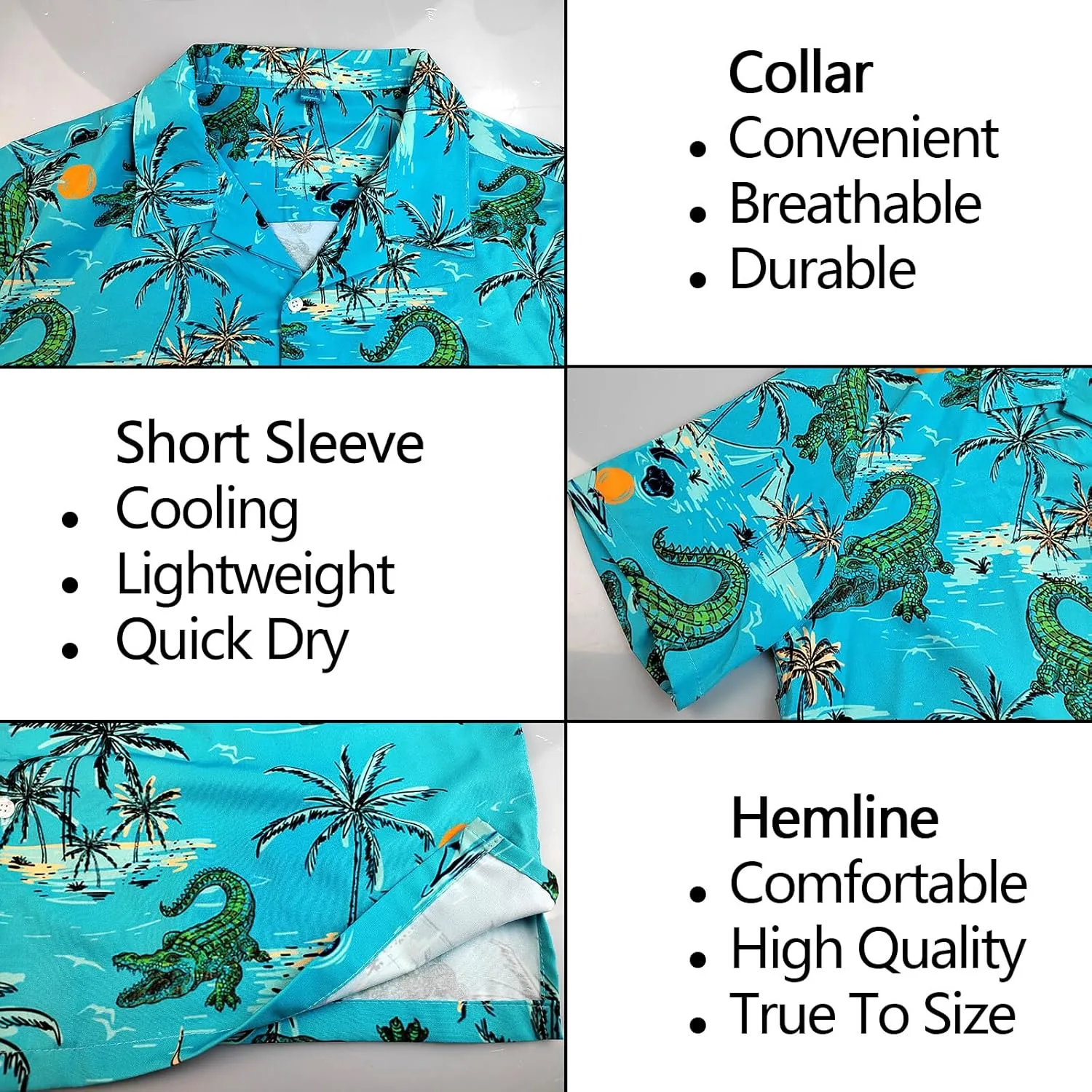 80s 90s Hawaiian Shirts for Men Vintage Button Down Short Sleeve Shirt, 80s Outfit Party Disco Beach Shirts