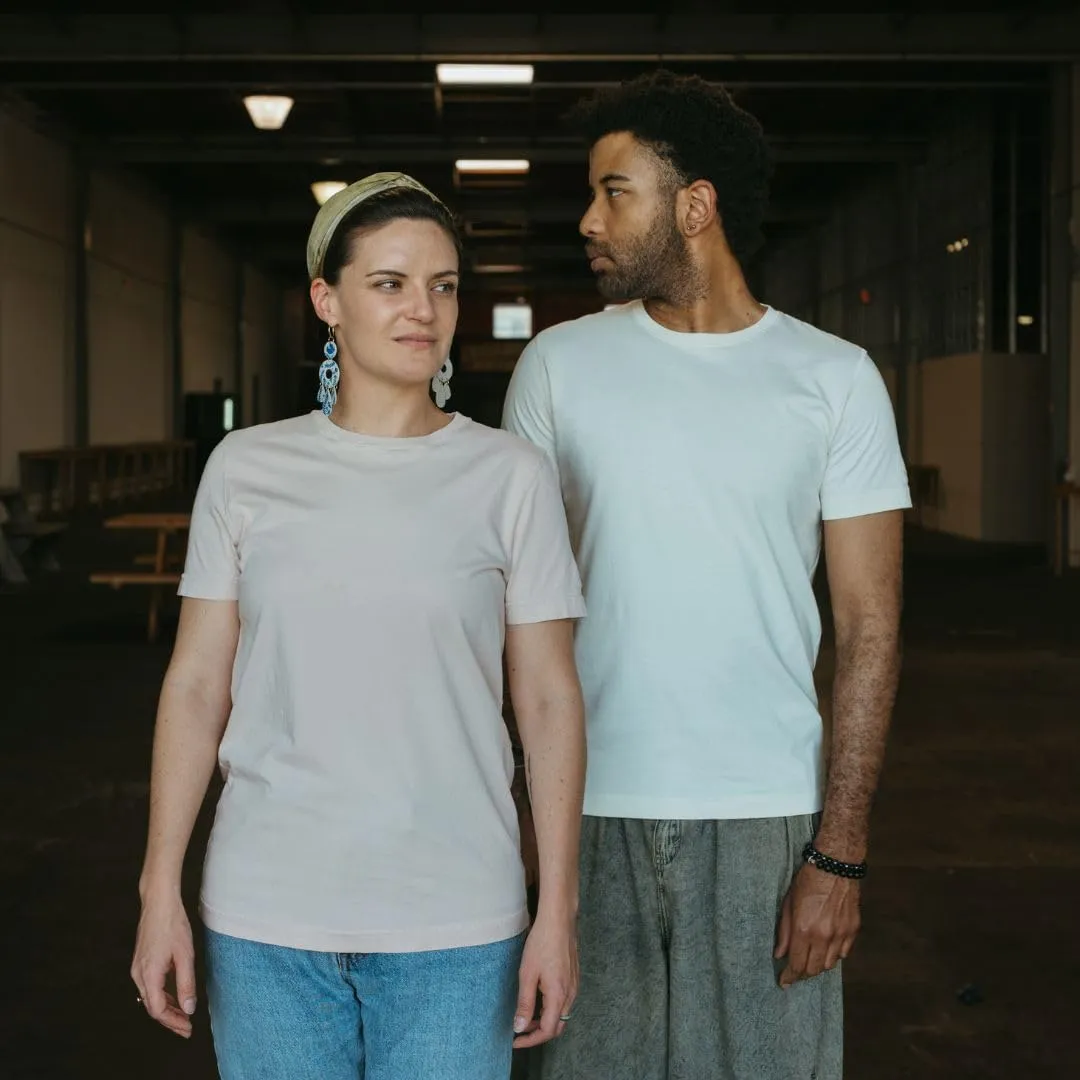 AIZOME Regenerative Organic Cotton Tshirt Plant-Dyed No PFAS No Synthetic No Petrochemicals Hypoallergenic for Sensitive Skin