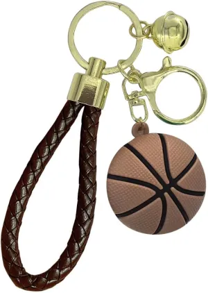 Basketball Keychain Sports Ball Key Chain KeyRings Gift for Boys Girls Men Women