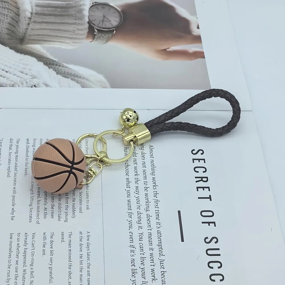 Basketball Keychain Sports Ball Key Chain KeyRings Gift for Boys Girls Men Women