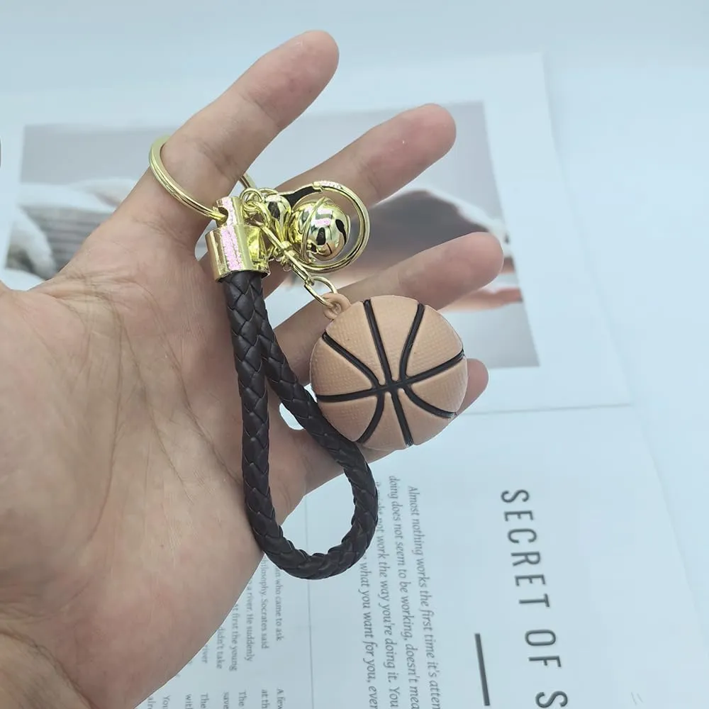 Basketball Keychain Sports Ball Key Chain KeyRings Gift for Boys Girls Men Women