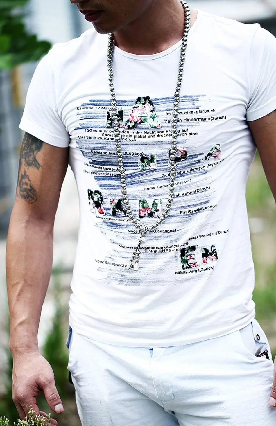 Beads Necklace for Men Cross Necklace Stainless Steel Necklace Chain Waist Chain 108 Buddha Beads Necklace