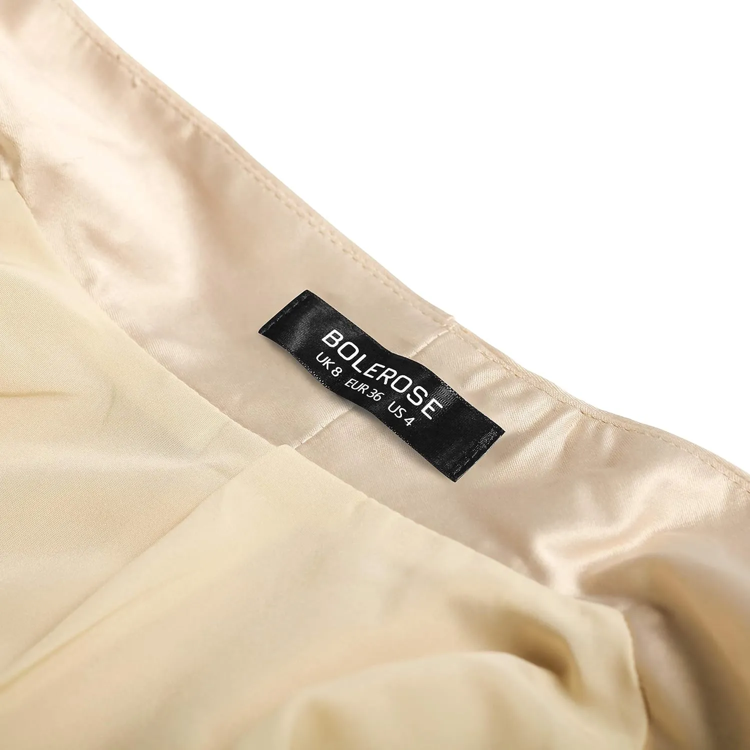 BOLEROSE Formal Long Sleeve Satin Bolero Shrug