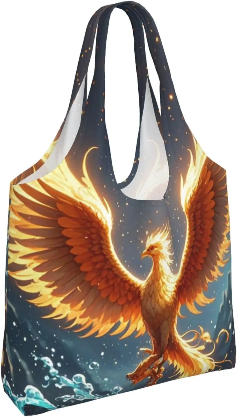 Canvas Tote Bag Reusable Grocery Bags Lightweight Handbag Lion image Tote Bag for Shopping Cloth Bags