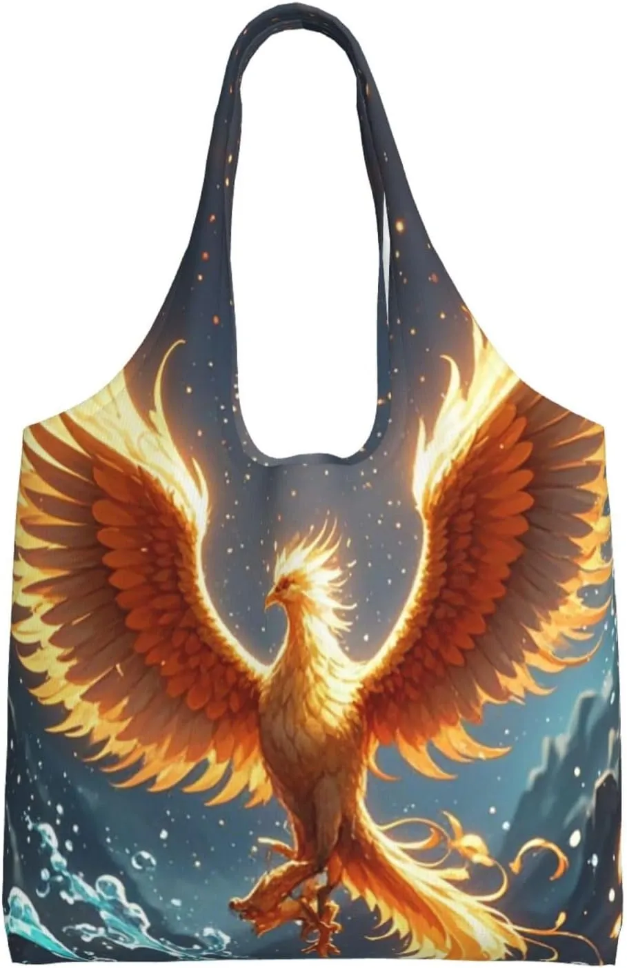 Canvas Tote Bag Reusable Grocery Bags Lightweight Handbag Lion image Tote Bag for Shopping Cloth Bags