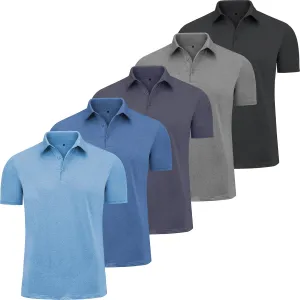 CE' CERDR Men's Golf Polo Shirts Short Sleeve Quick-Dry Moisture Wicking Athletic Performence Casual Golf T-Shirt