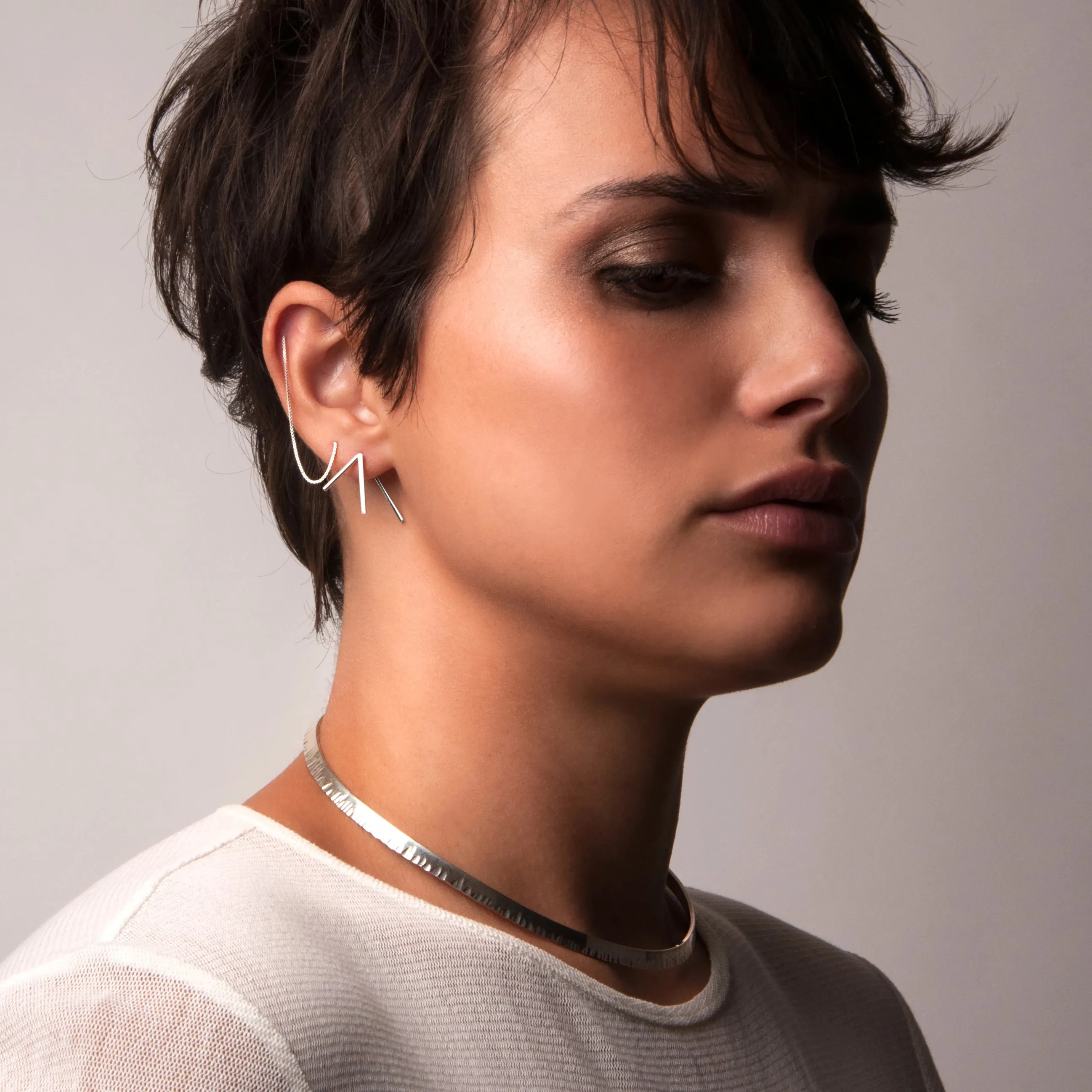 CLOCKWORK EARRING