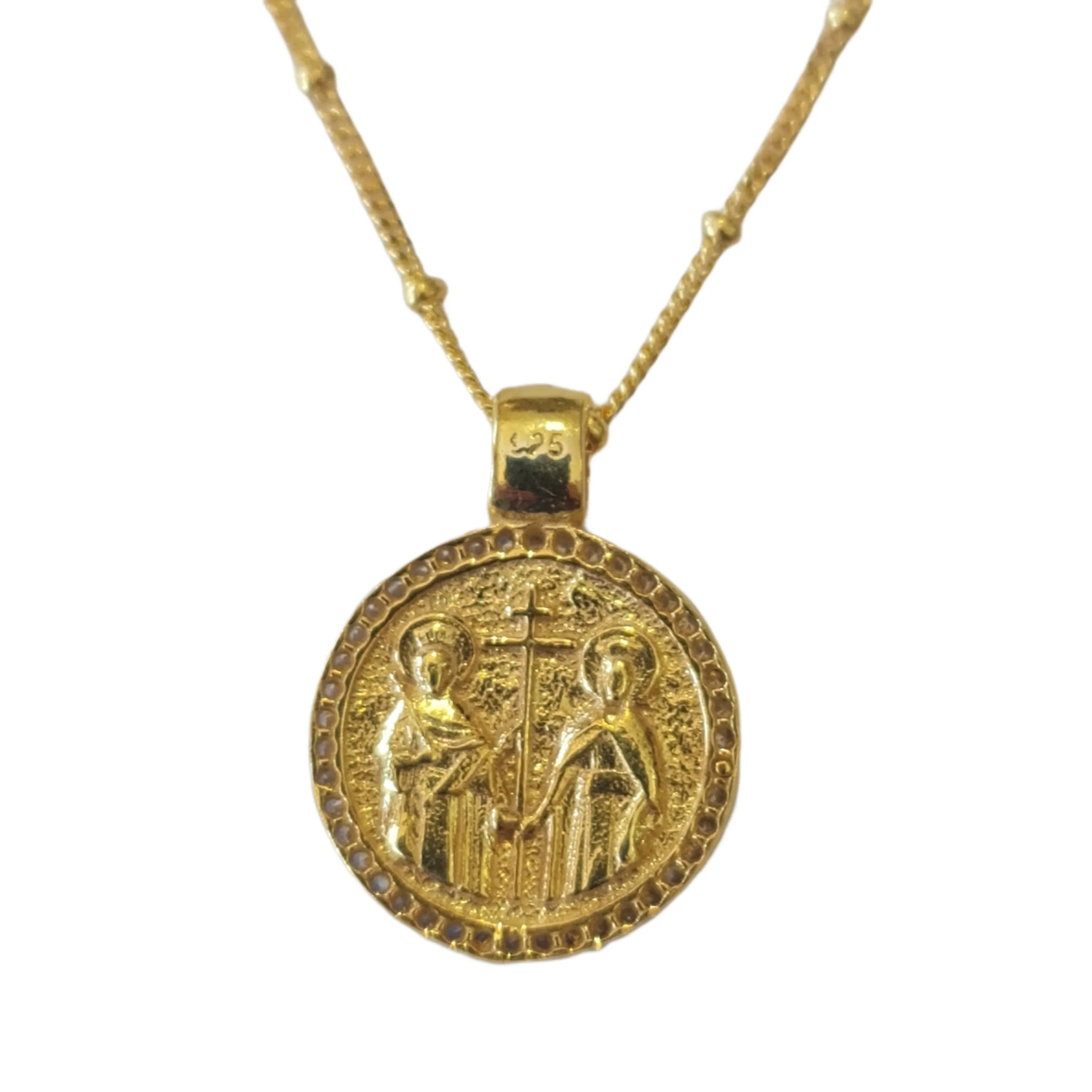 Constantinato Aegina necklace Gold