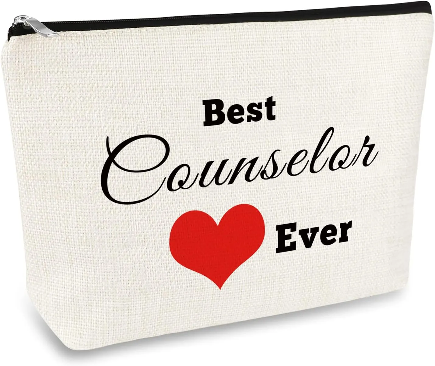 Counselor Appreciation Gift School Counselor Makeup Bag for Women Thank You Gift for Counselor Thanksgiving Christmas Birthday Graduation Gifts for Counselor Teacher from Student Cosmetic Bag Pouch