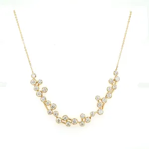 Diamond Cluster Versatile Necklace (I7199)