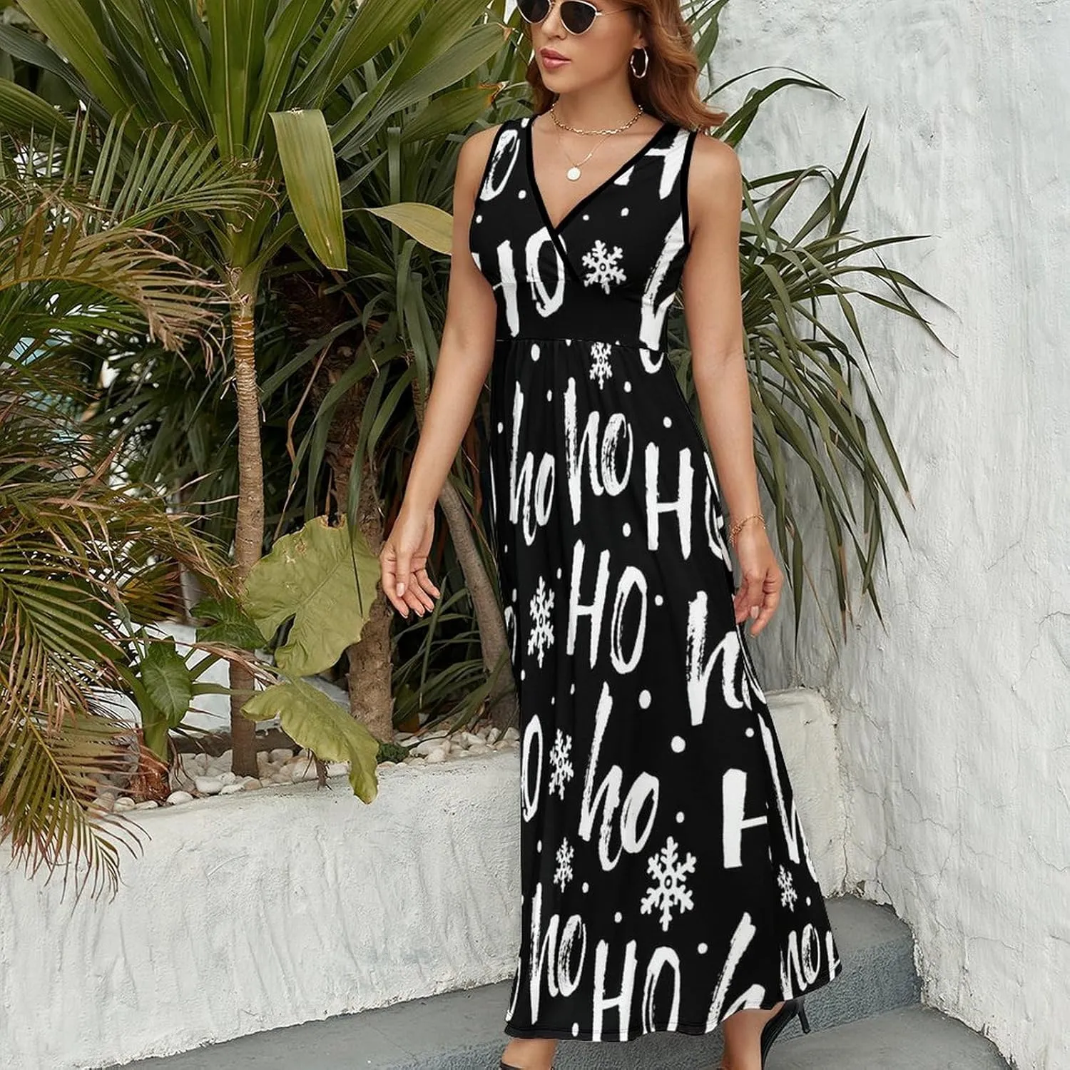 Donnapink Women Casual Sleeveless Dress, Summer Sundresses Skirt with Pockets(S-2XL)