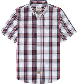 Dubinik Mens Short Sleeve Button Down Shirts Summer Vintage Short Sleeve Button Down Men Lightweight Men's Casual Shirts