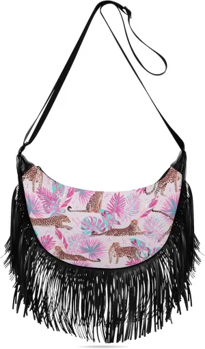 Fringe Purses for Women Crossbody with Tassel Western Fringe Bag Hippie Purse