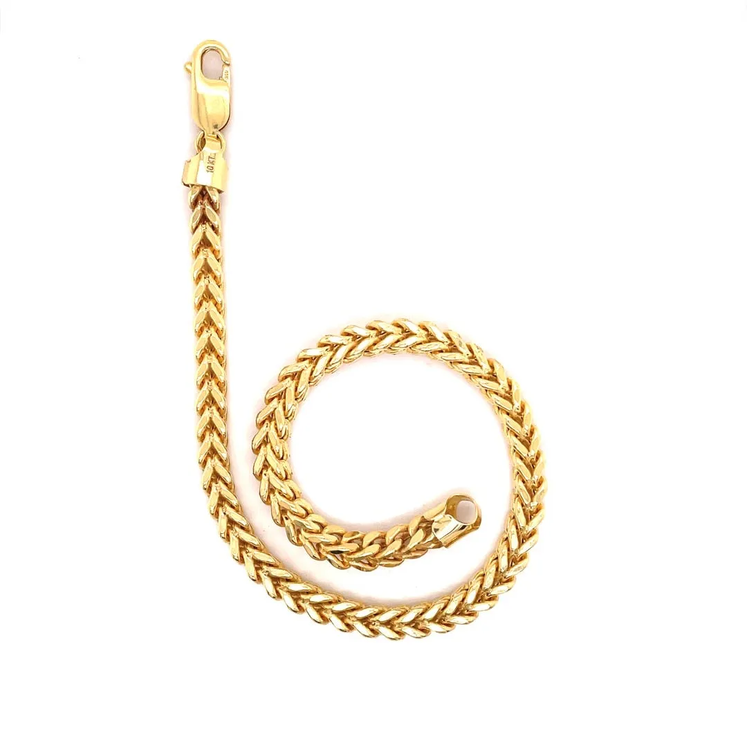 Gold Hollow Franco Bracelets