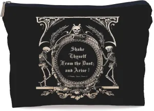 Gothic All Seeing Eye Esoteric Alchemy Art Macabre Dark Art Makeup Bag, Gothic Goth Cosmetic Makeup Bag Gifts for Women Teen Girls,Skull Lover Gifts