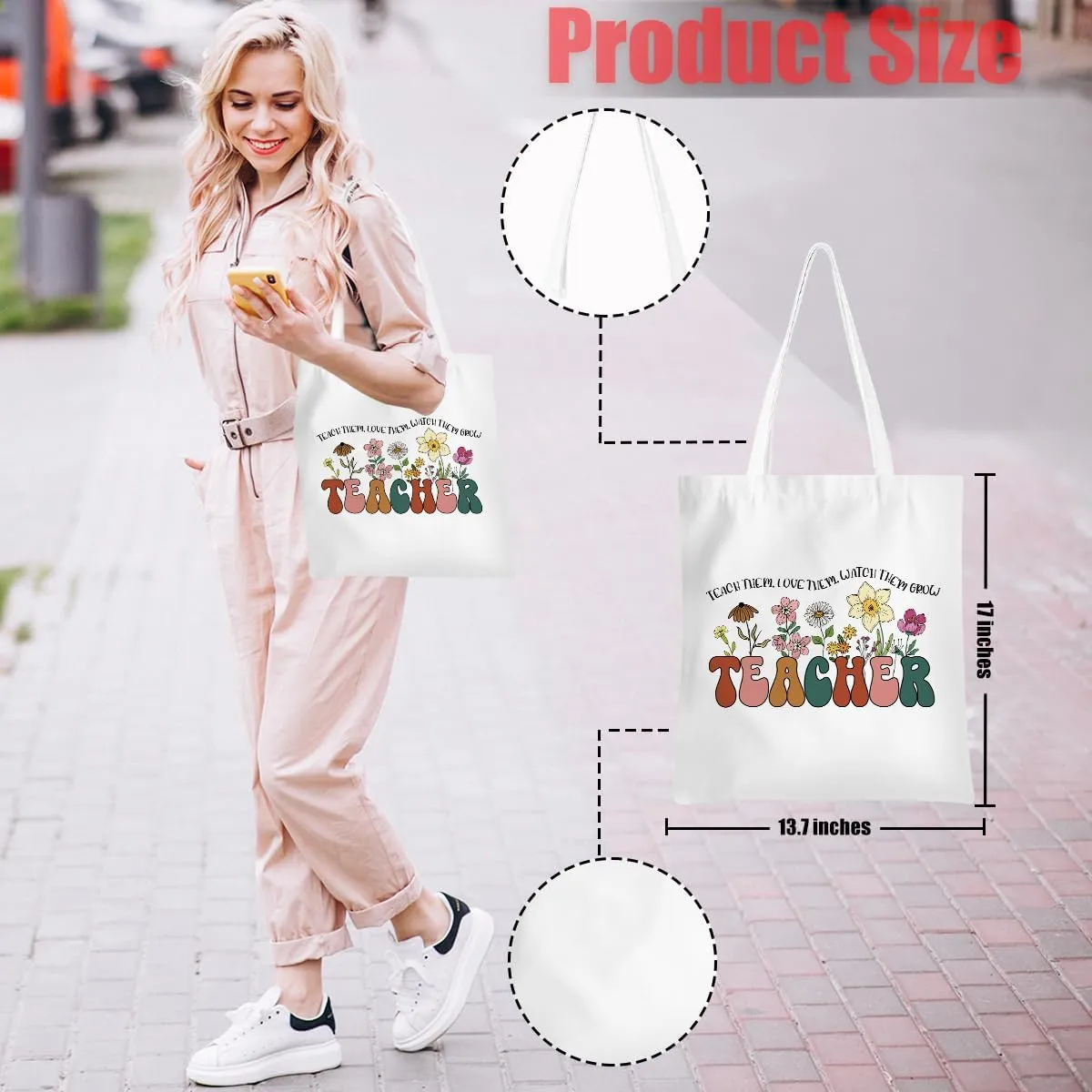 Hanamiya Na Inspirational Gifts Teacher Appreciation Gifts Tote Bag Self Love Beach Bag Encouragement Retirement Gift
