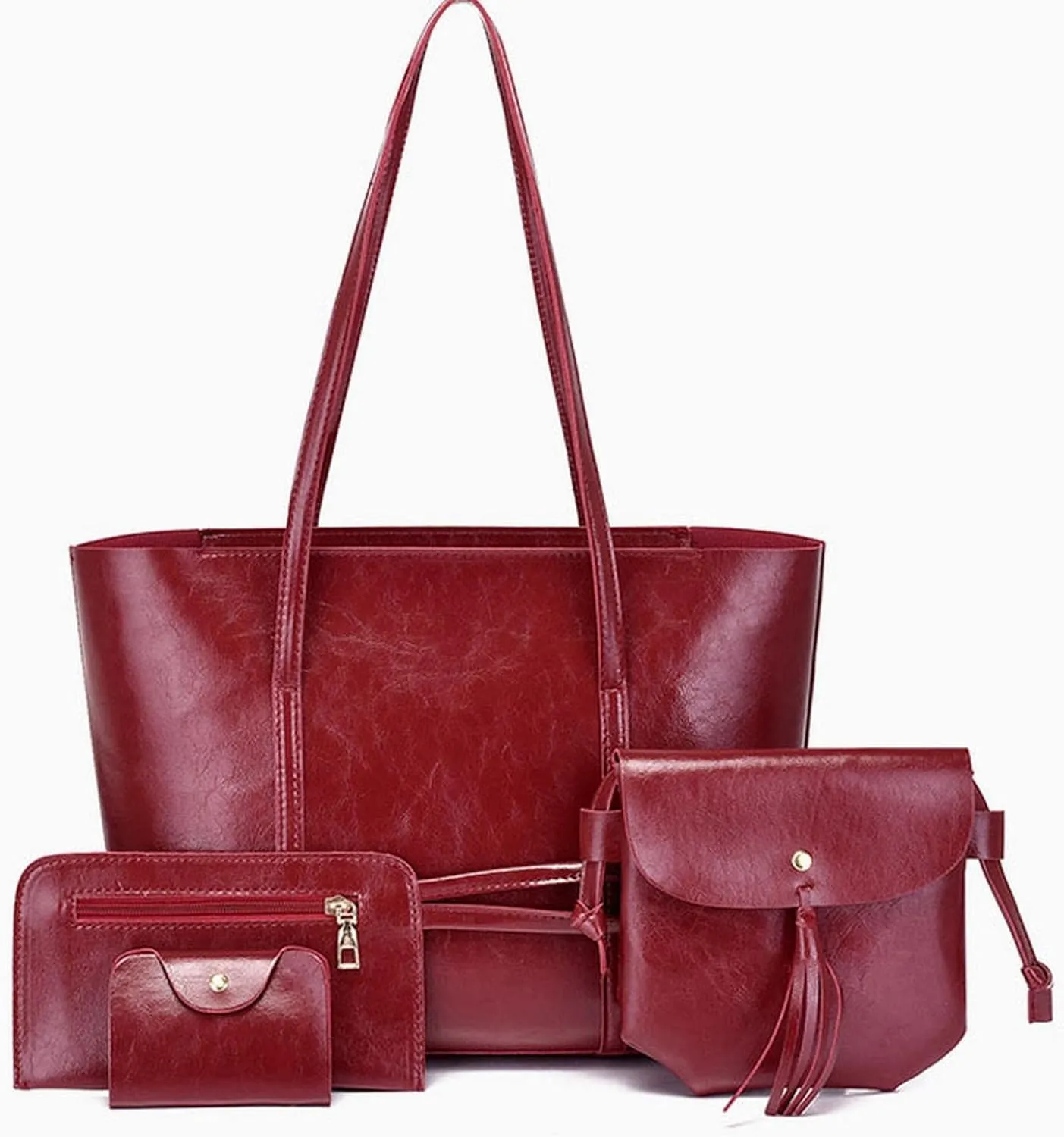 Handbags for women Luxury Composite Shoulder Bags Ladies Clutches Bags Set 4