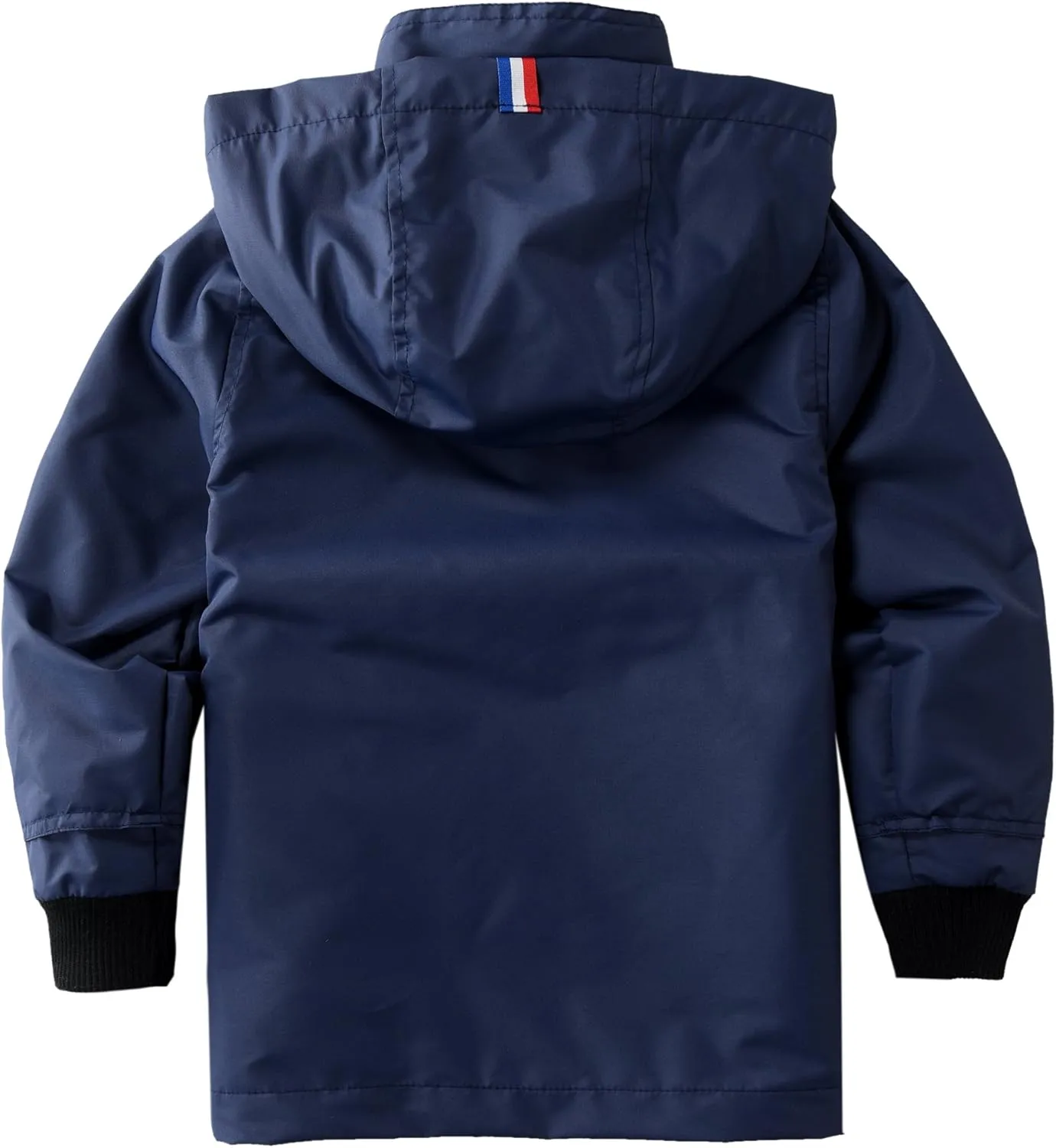 Hiheart Boys Girls Waterproof Hooded Jackets Cotton Lined Rain Jackets