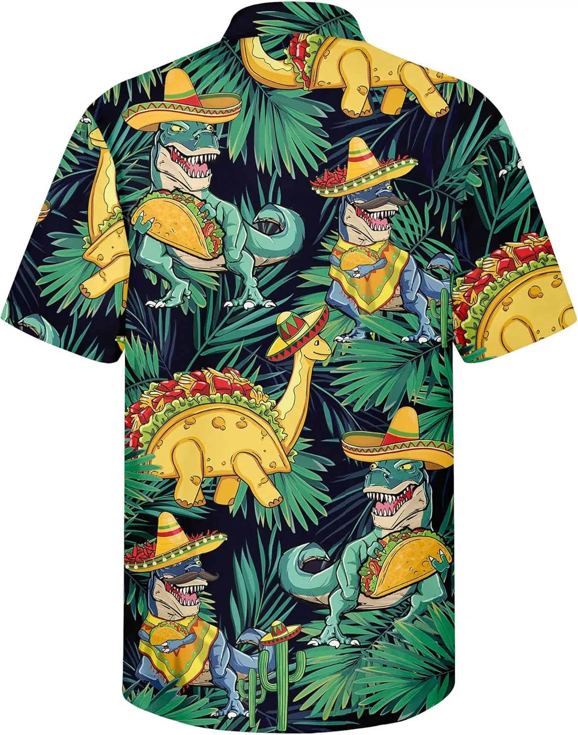 HIVICHI Hawaiian Shirt for Men Funny Summer Beach Aloha Shirts