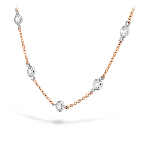 HOF Signature Off-Set 5 Bezel Necklace - HFN5BEZ0088