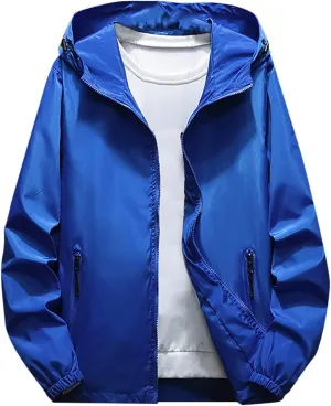 Jackets for Men Men's Fall Winter Casual Plus Size Hoodie Zipper Outdoor Coats Jackets