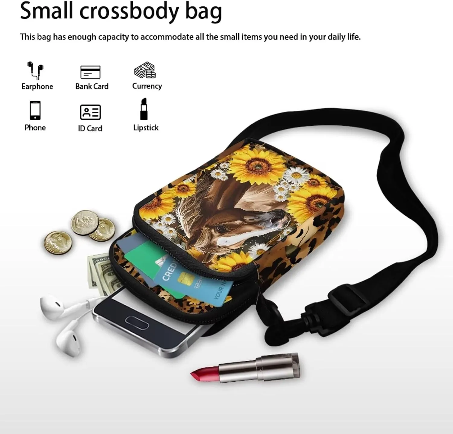 Kids Messenger Bag Small Crossbody Bags Shoulder Satchel Bags with Front Pocket