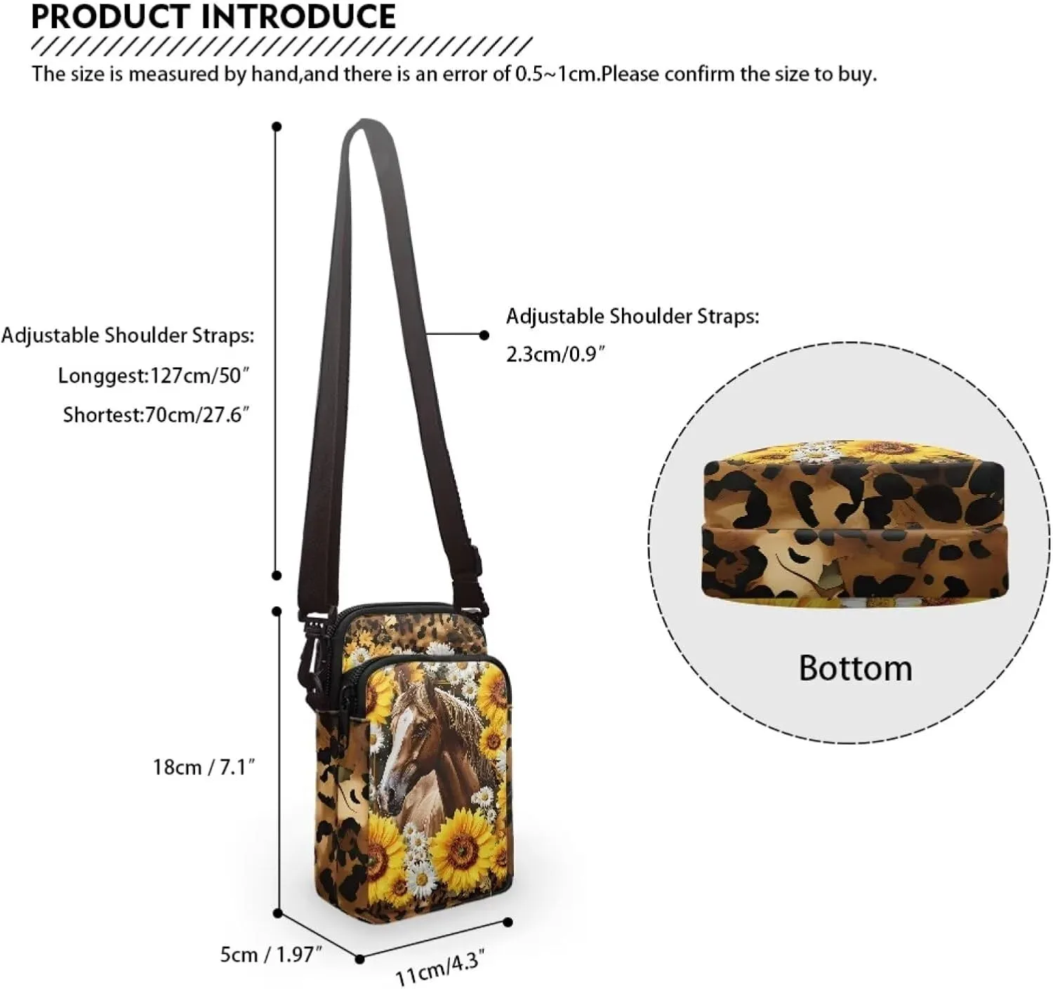 Kids Messenger Bag Small Crossbody Bags Shoulder Satchel Bags with Front Pocket