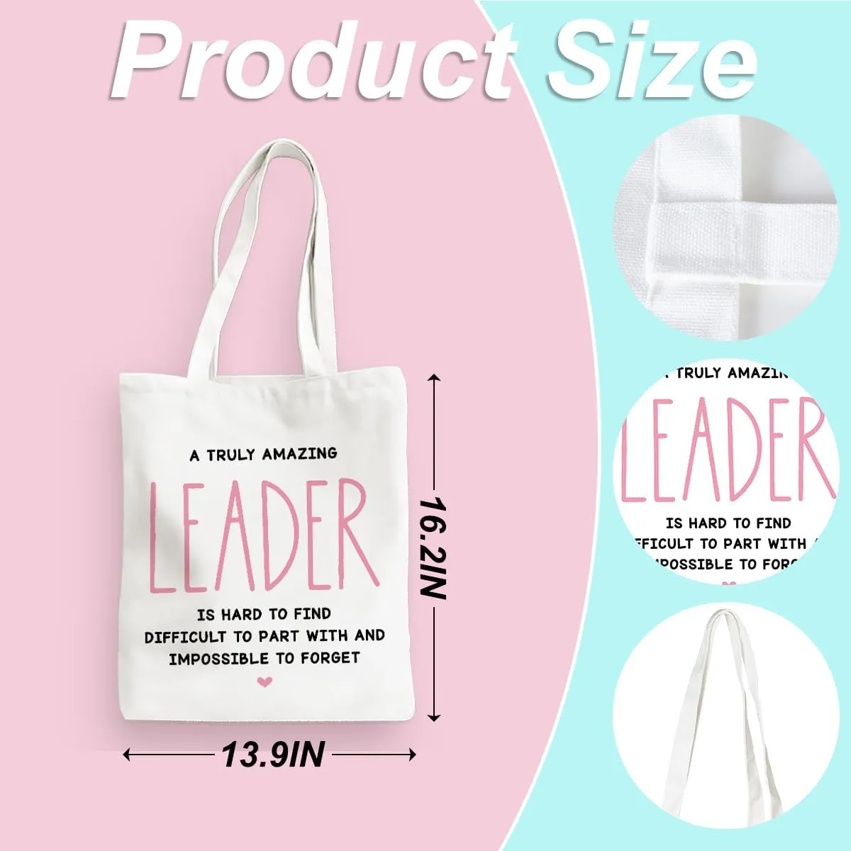 Leadership Boss Lady Chaos Coordinator Librarian Dance Teacher Supervisor Appreciation Gifts Tote Bag Reusable Grocery Bags