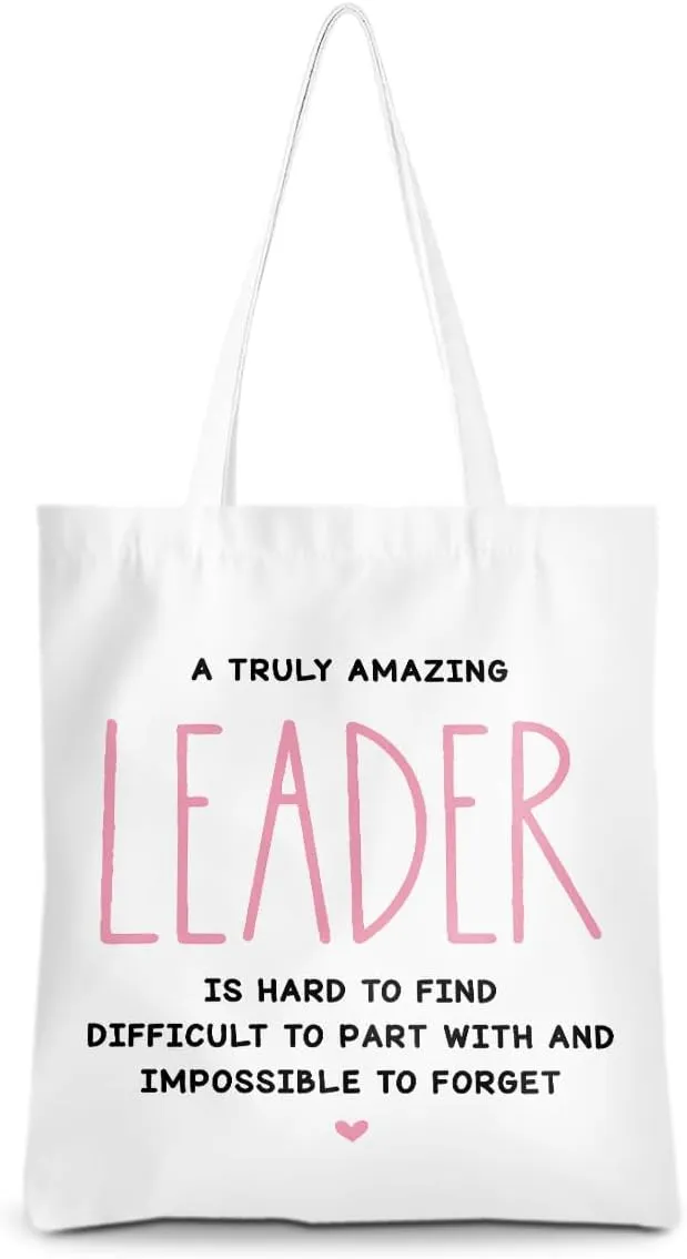 Leadership Boss Lady Chaos Coordinator Librarian Dance Teacher Supervisor Appreciation Gifts Tote Bag Reusable Grocery Bags