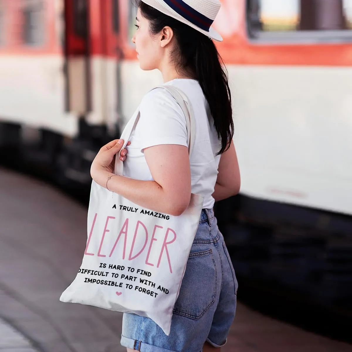 Leadership Boss Lady Chaos Coordinator Librarian Dance Teacher Supervisor Appreciation Gifts Tote Bag Reusable Grocery Bags