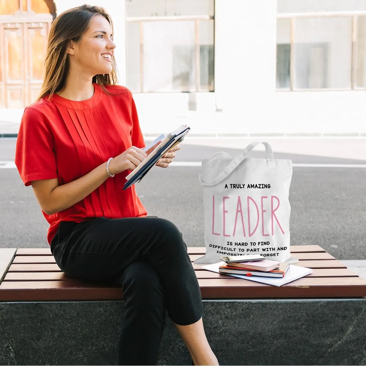 Leadership Boss Lady Chaos Coordinator Librarian Dance Teacher Supervisor Appreciation Gifts Tote Bag Reusable Grocery Bags