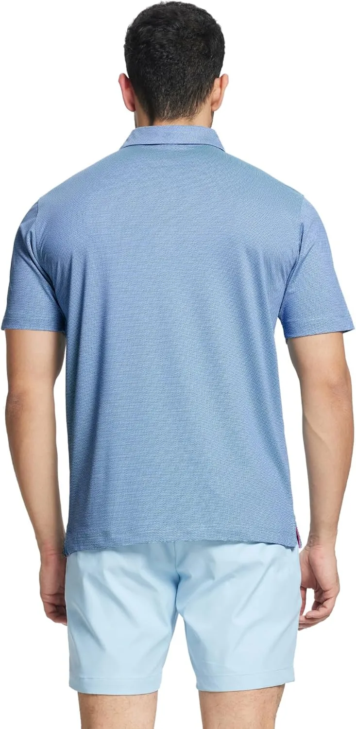 M MAELREG Golf Shirts for Men Dry fit Sports Jacquard Lightweight Performance Texture Short Sleeve Collared Polo Shirts