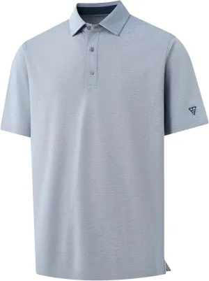 M MAELREG Golf Shirts for Men Pique Solid Performance Moisture Wicking Lightweight Collared Mens Polo Shirts Short Sleeve