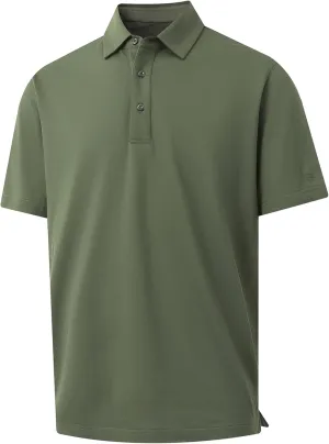 M MAELREG Golf Shirts for Men Pique Solid Performance Moisture Wicking Lightweight Collared Mens Polo Shirts Short Sleeve