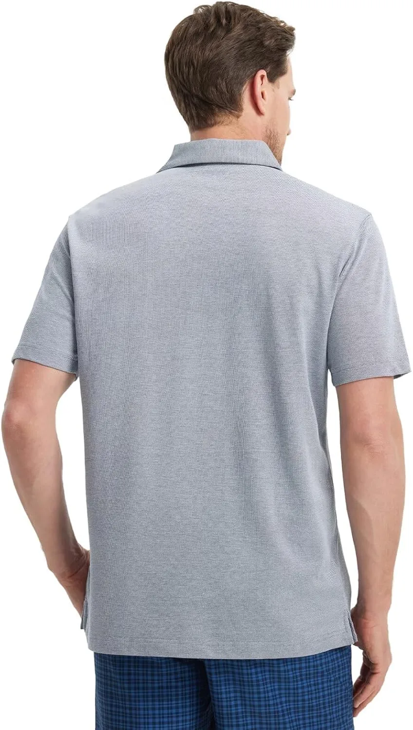 M MAELREG Golf Shirts for Men Pique Solid Performance Moisture Wicking Lightweight Collared Mens Polo Shirts Short Sleeve