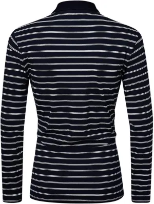 Men's Athletic Collar Golf Shirts - Quick Dry Long & Short Sleeve Sports Tops