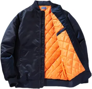 Mens Pilot Jackets Cotton Padded Army Bomber Jacket Coat Autumn Winter Military Motorcycle Jackets