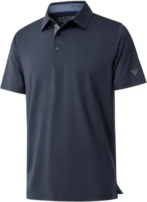 Mens Polo Shirts Short and Long Sleeve Casual Solid Stylish Dry Fit Performance Designed Collared Golf Polo Shirts for Men