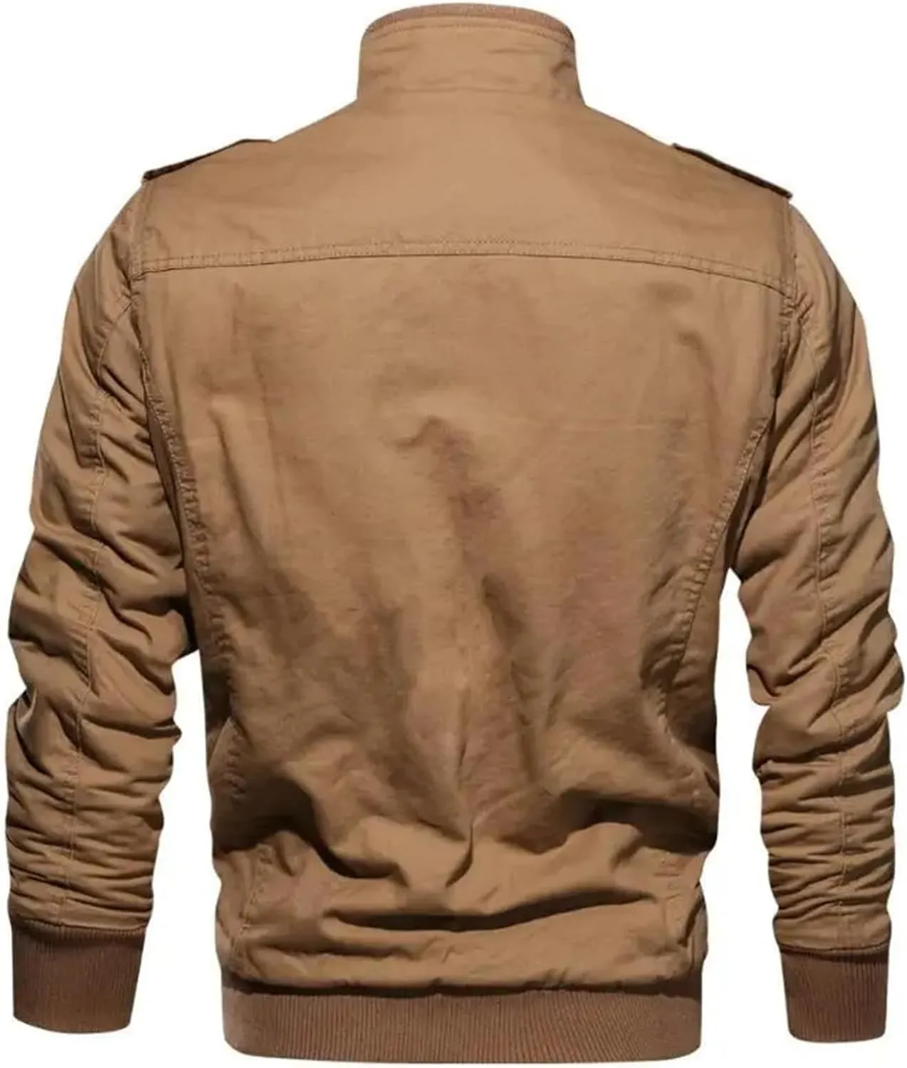 Mens Winter Coat Thicker Warm Down Jackets Balck Casual Winter Jackets Male Multi-Pocket Cargo Jackets