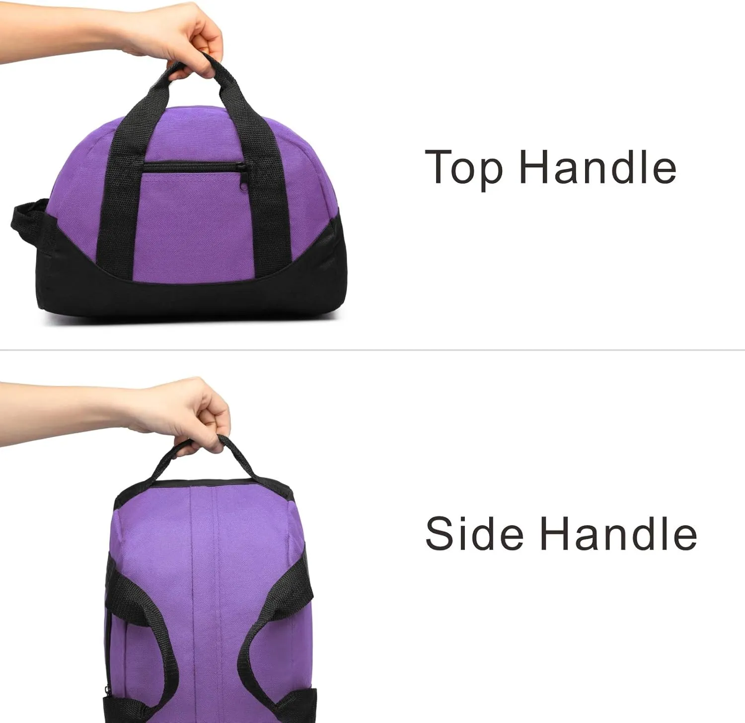 Mini Duffle Bag, 12 Small Sport Travel Carry On Weekender Gym Bag For men and Women