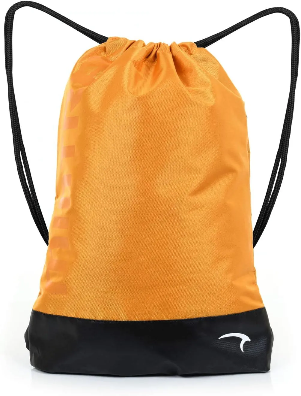 Mintra Sports Drawstring Bags - Backpack, Cinch Sack, Sports, Gym (Apricot, Boost (14in x 18in))