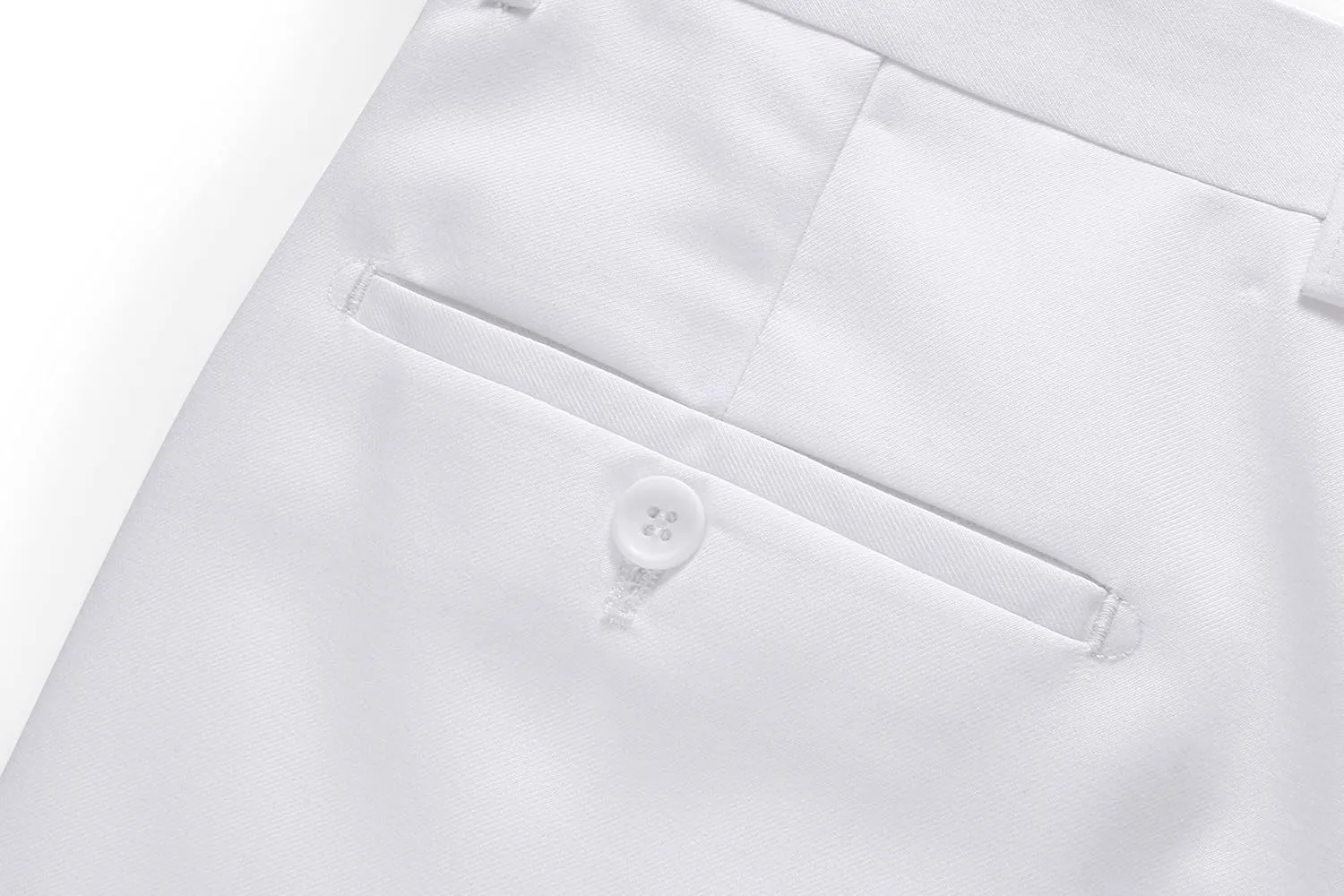 MOGU Mens Front Flat Casual Dress Pants Slim Fit