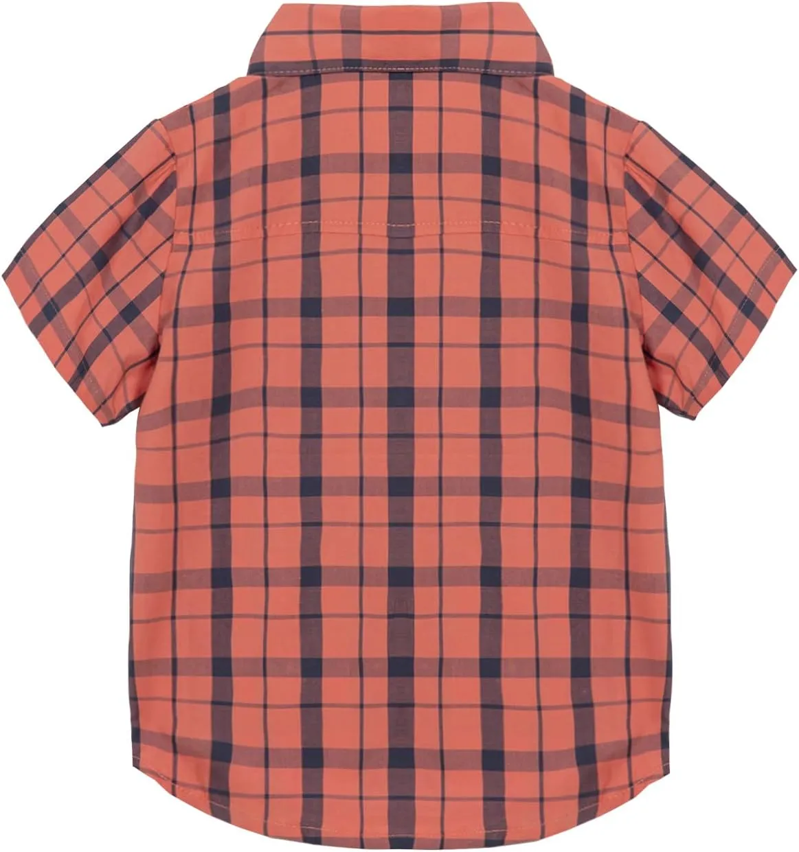 Mud Kingdom Little Boys Dress Shirts Short Sleeve Cute Summer