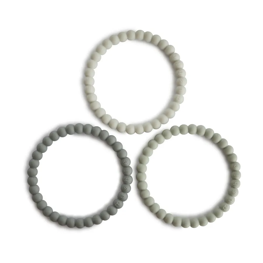 Mushie Pearl Teether Bracelets