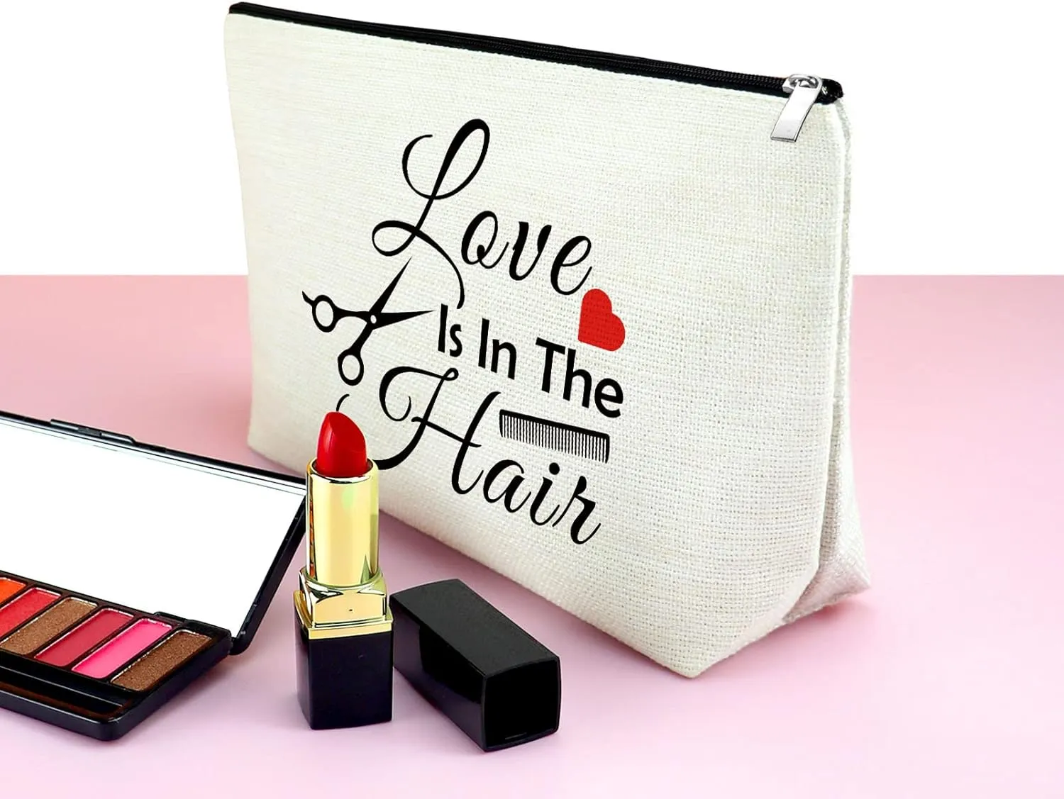 Mxrymvu Hair Stylist Supplies Makeup Cosmetic Bag for Women Travel Pouch Salon Stylist Gift Hairdresser Gift Ideas for Barbers Birthday Christmas Thank you Present for Barbers