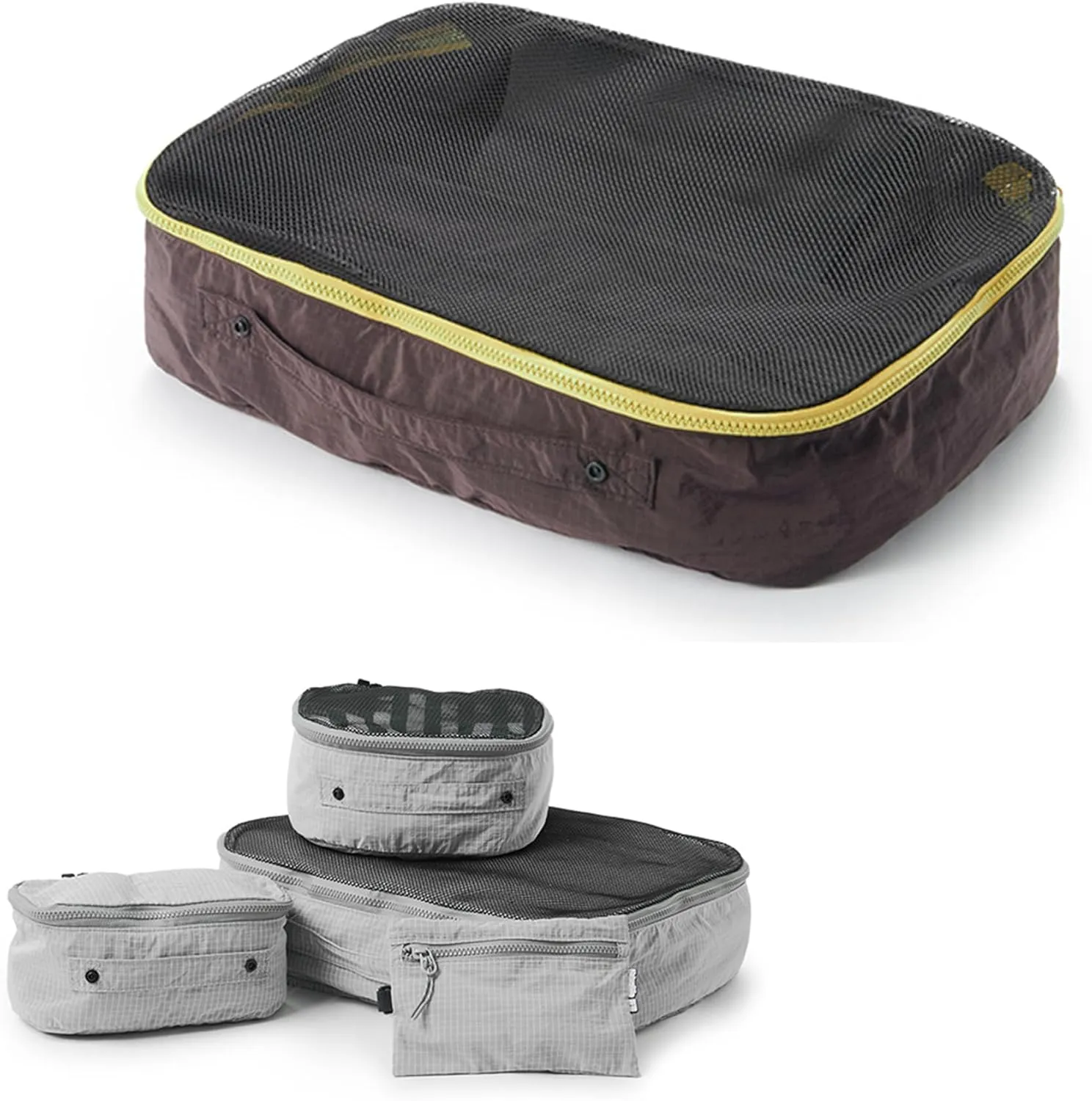 Naturehike Ultralight Machine-Washable 4 Sizes Packing Cubes, Women & Men Compression Packing Bags for Suitcases, Space-Saving Luggage Organizers, Trip Accessories for Travel Luggage (Purple, L)