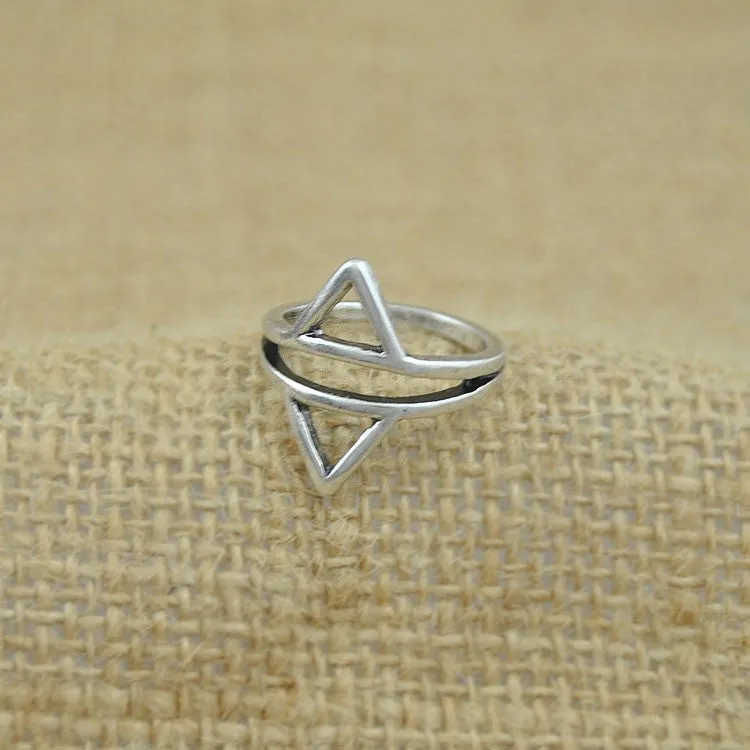 New Bohemia Vintage Punk Boho Rings For Women Beach Unique Carving Tibetan Silver Plated knuckle Joint Ring Set 6PCS/Set
